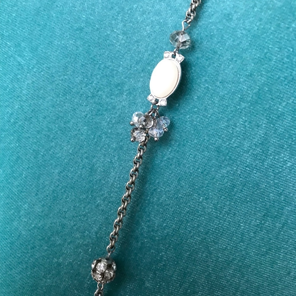 Loft long (37”) bead and silver necklace - Picture 3 of 3